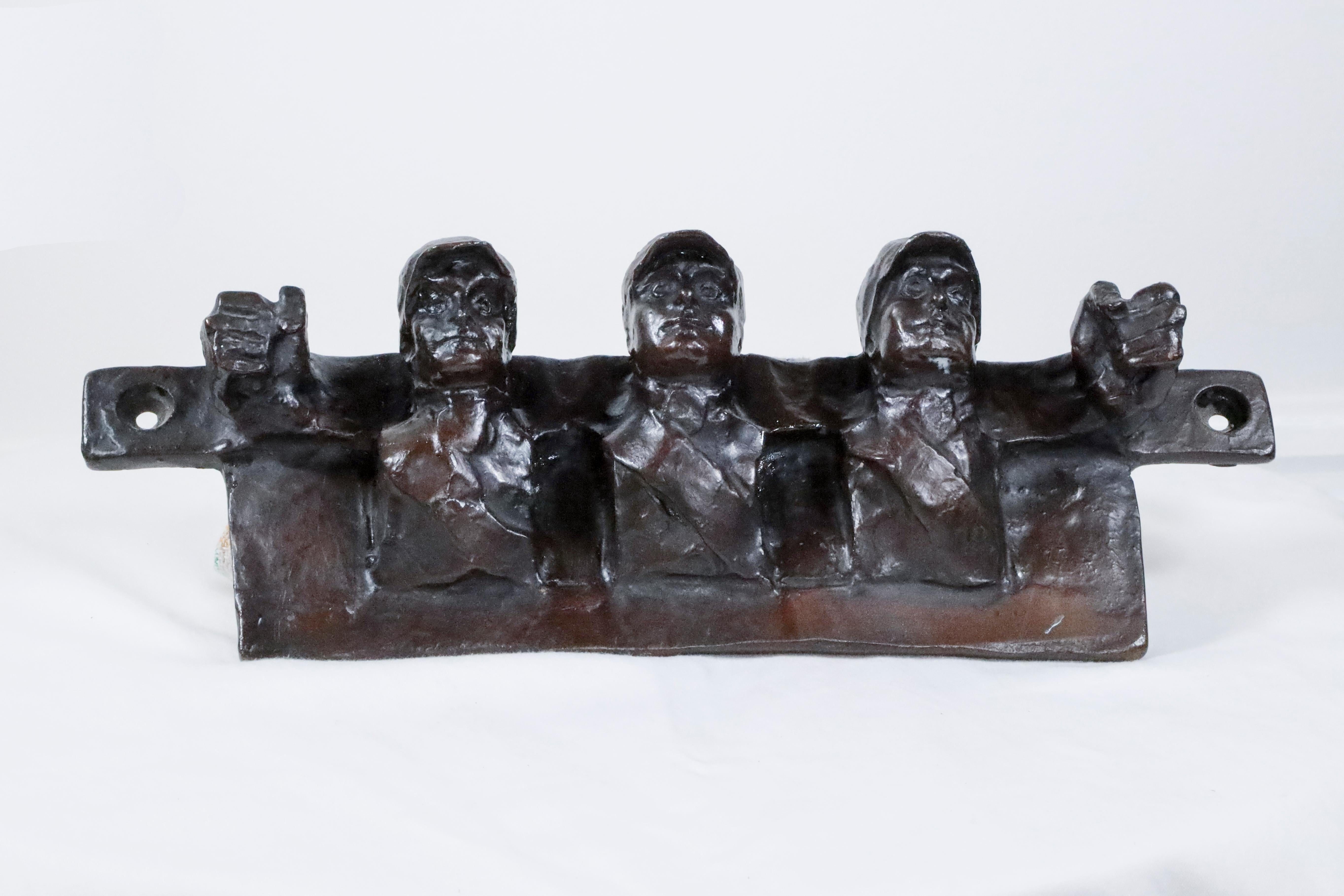 Jockey Pfeifenständer aus Bronze, A Bronze von Charles Rumsey – Sculpture von Charles Cary Rumsey