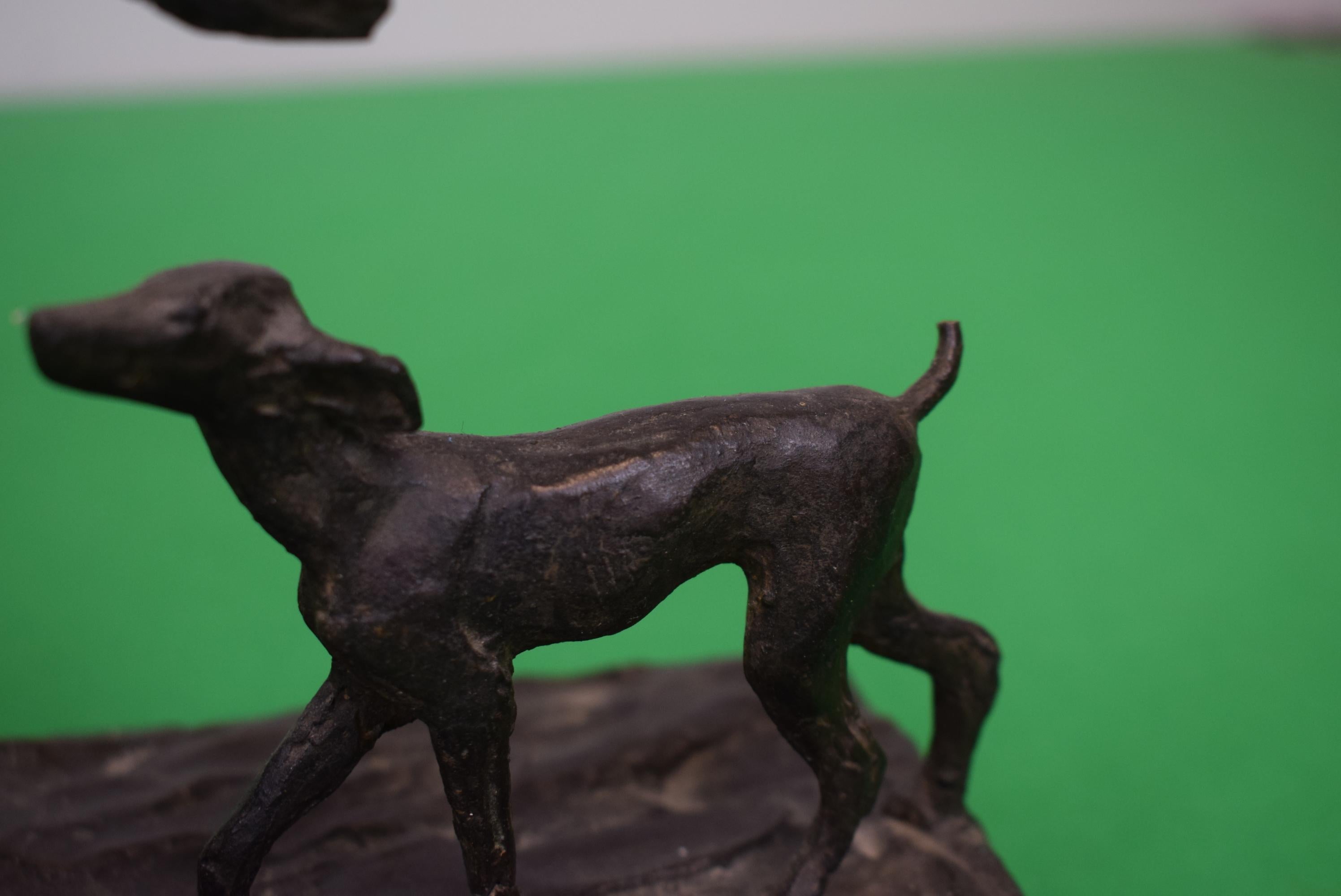 Old Virginian Foxhunter Bronze Sculpture by Charles Cary Rumsey (1879-1922) For Sale 4