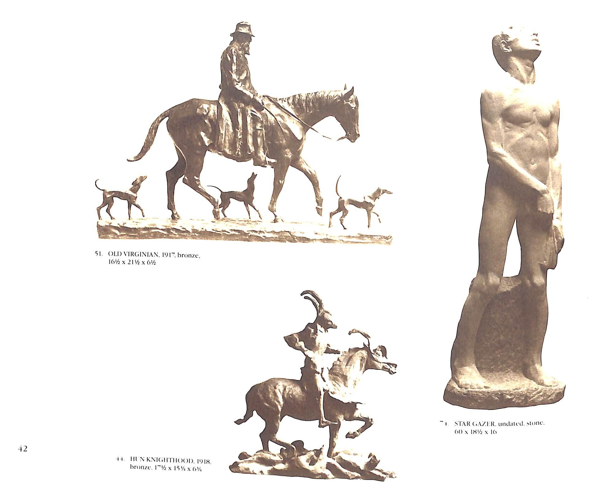 Old Virginian Foxhunter Bronze Sculpture by Charles Cary Rumsey (1879-1922) For Sale 8
