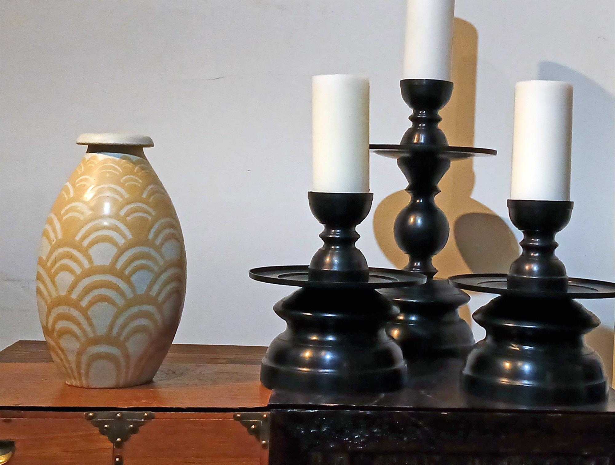 Charles Catteau Art Deco Ceramic Vase, Circa 1920 13