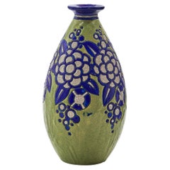 CHARLES CATTEAU für BOCH La Louviere Vase „Fleur“ 1930