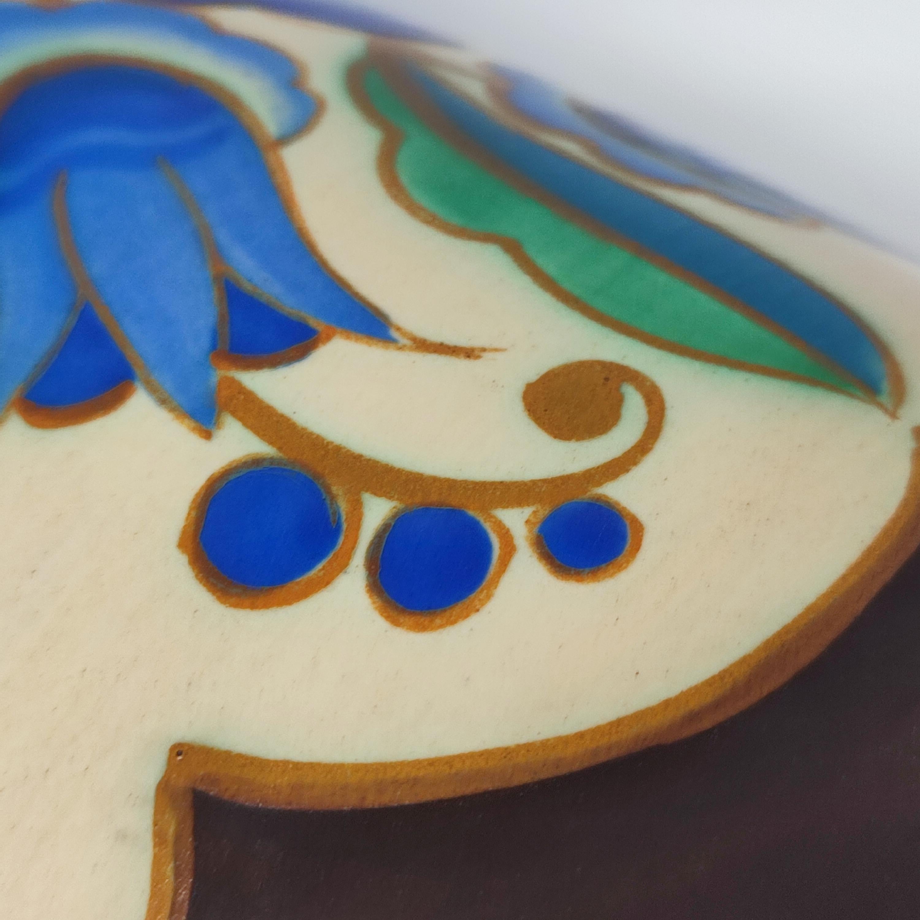 Charles Catteau pour Keramis - Vase floral Art déco, Belgique, années 1940. en vente 10