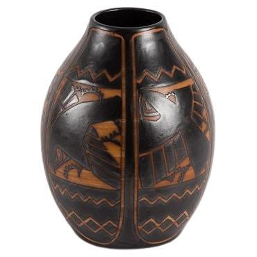 Charles Catteau per Kéramis, Vaso Art Déco, Belgio, 1925