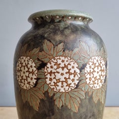 Charles Catteau Gres Keramis Flower Vase for Boch La Louviere. Belgium C.1925