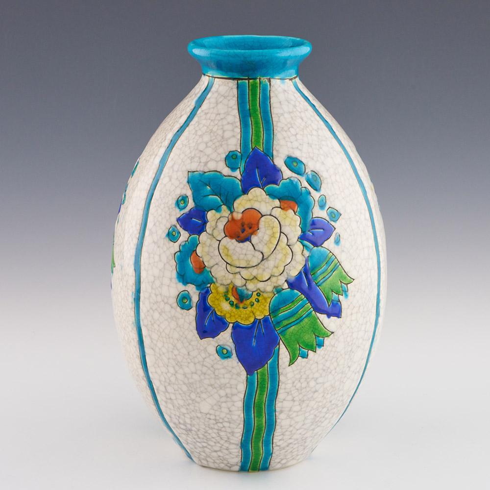 Charles Catteau-Vase für Boch Freres, um 1925 (Belgisch)