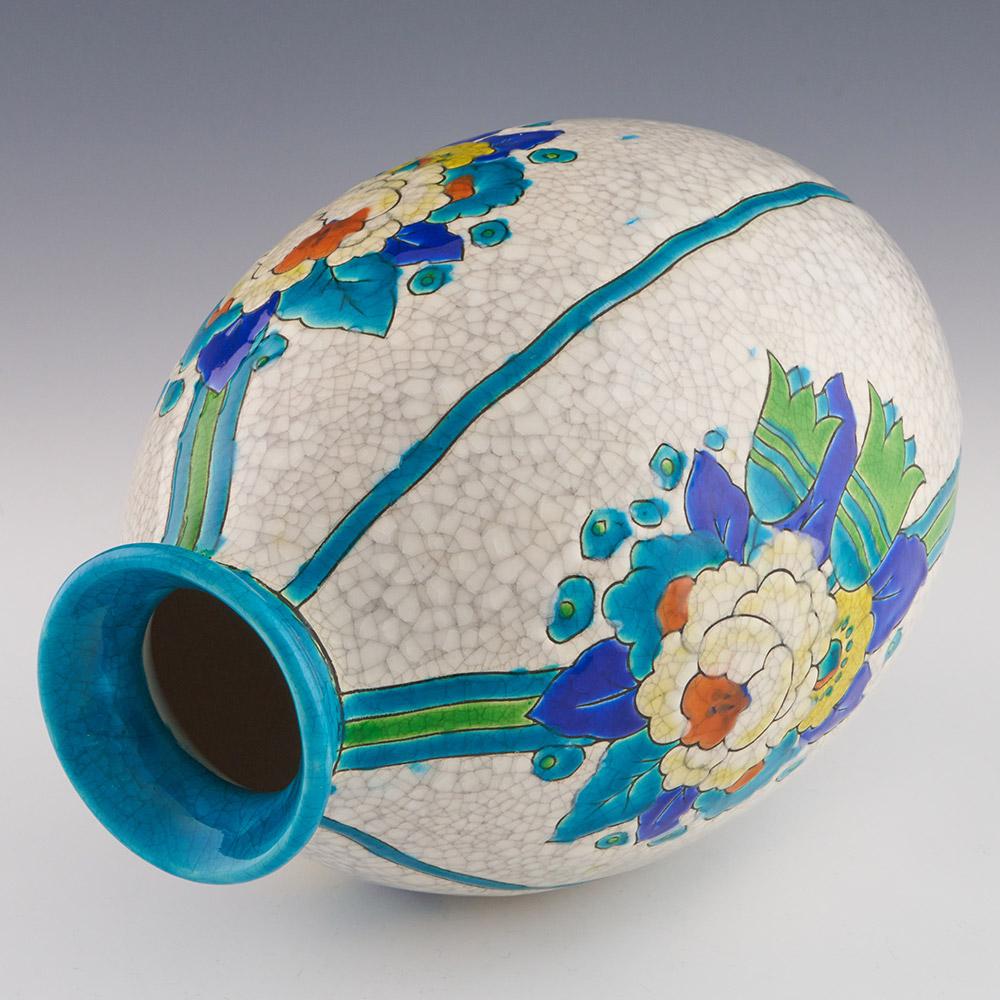 Charles Catteau-Vase für Boch Freres, um 1925 (Frühes 20. Jahrhundert)