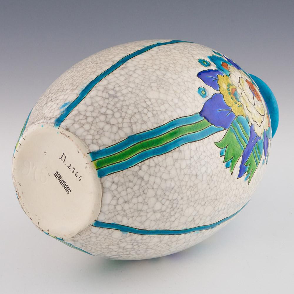 Charles Catteau-Vase für Boch Freres, um 1925 (Töpferwaren)