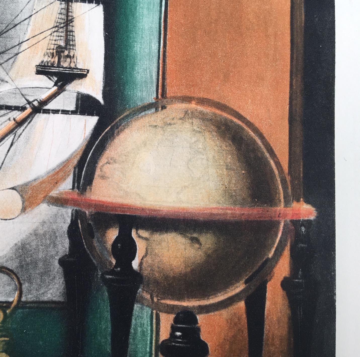 Navigation - Gray Still-Life Print by Charles Cerny