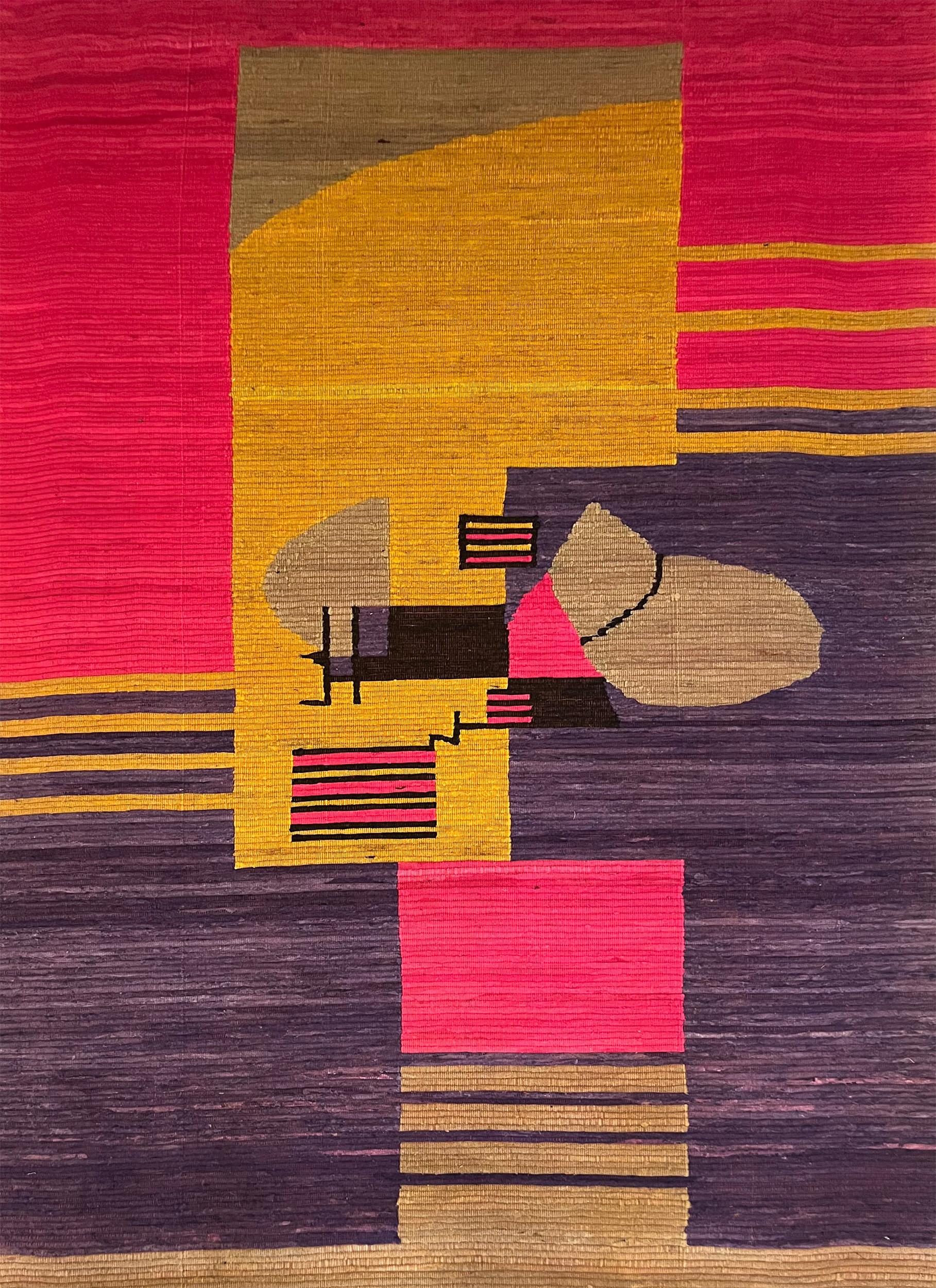 Reflect, Abstract Geometric Tapestry by Charles Chamot