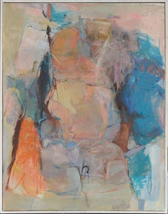 Vintage Mid Century Abstract Expressionist Figurative 