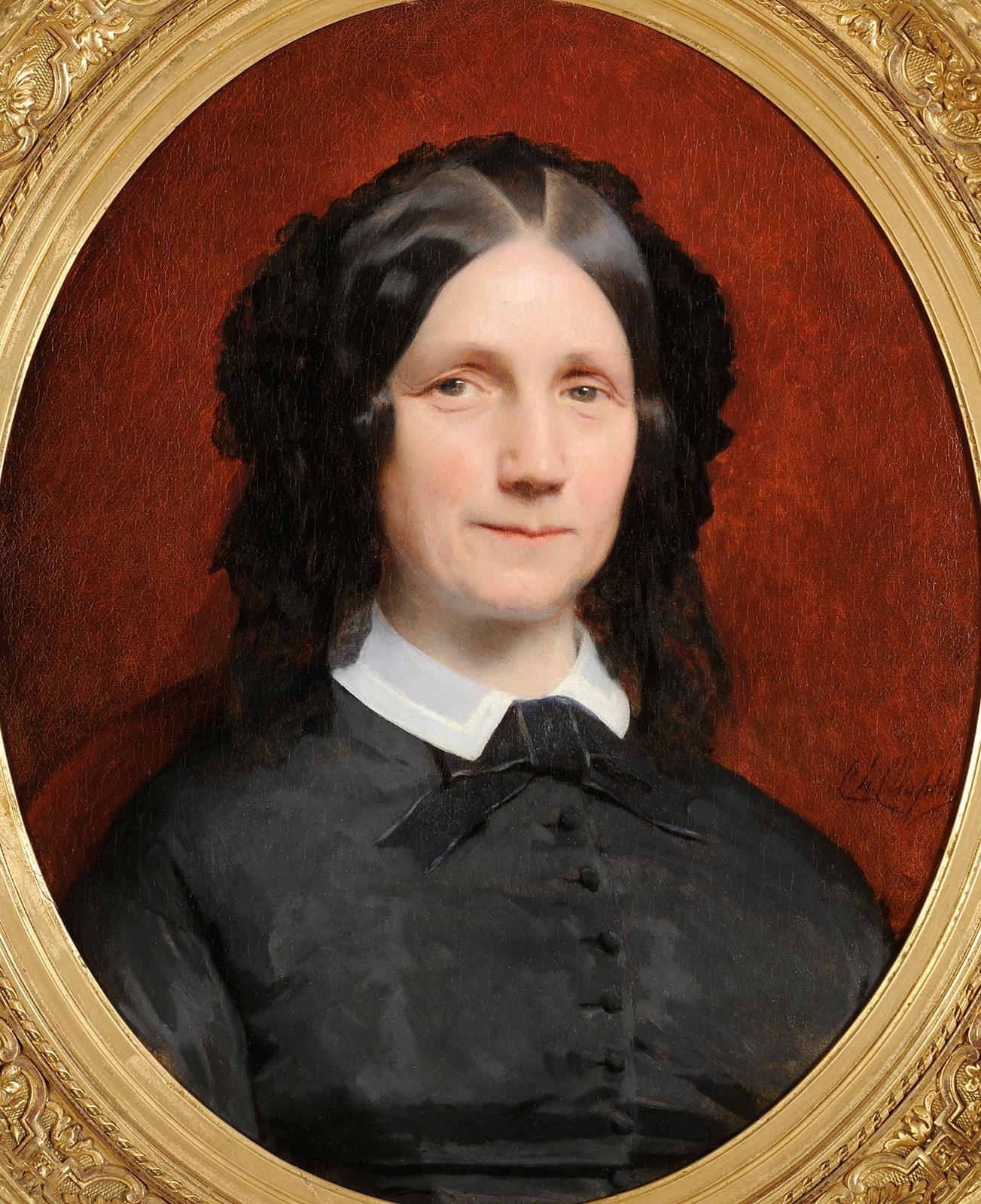 Ritratti di donne del periodo di Napoleone III - Painting Scuola francese di Charles Chaplin 
