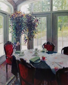 Afternoon Tea, Painting, Oil on Canvas