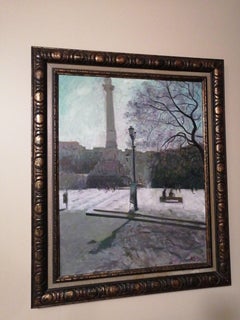 Lisbonne, peinture, huile sur toile