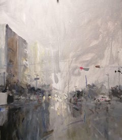 Rain Series 4, Painting, Acrylic on Canvas