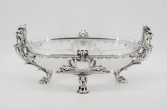 Charles CHRISTOFLE Napoleon III Silverplate Bronze Centerpiece, 1856