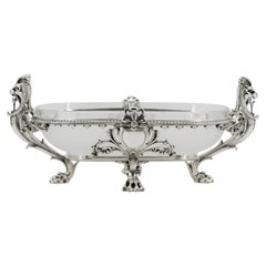 Charles CHRISTOFLE Napoleon III Silverplate Bronze Centerpiece, 1856