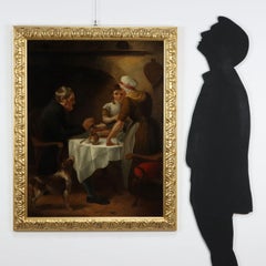 La comida familiar 1802 Pintura de Charles Christophe Coventry