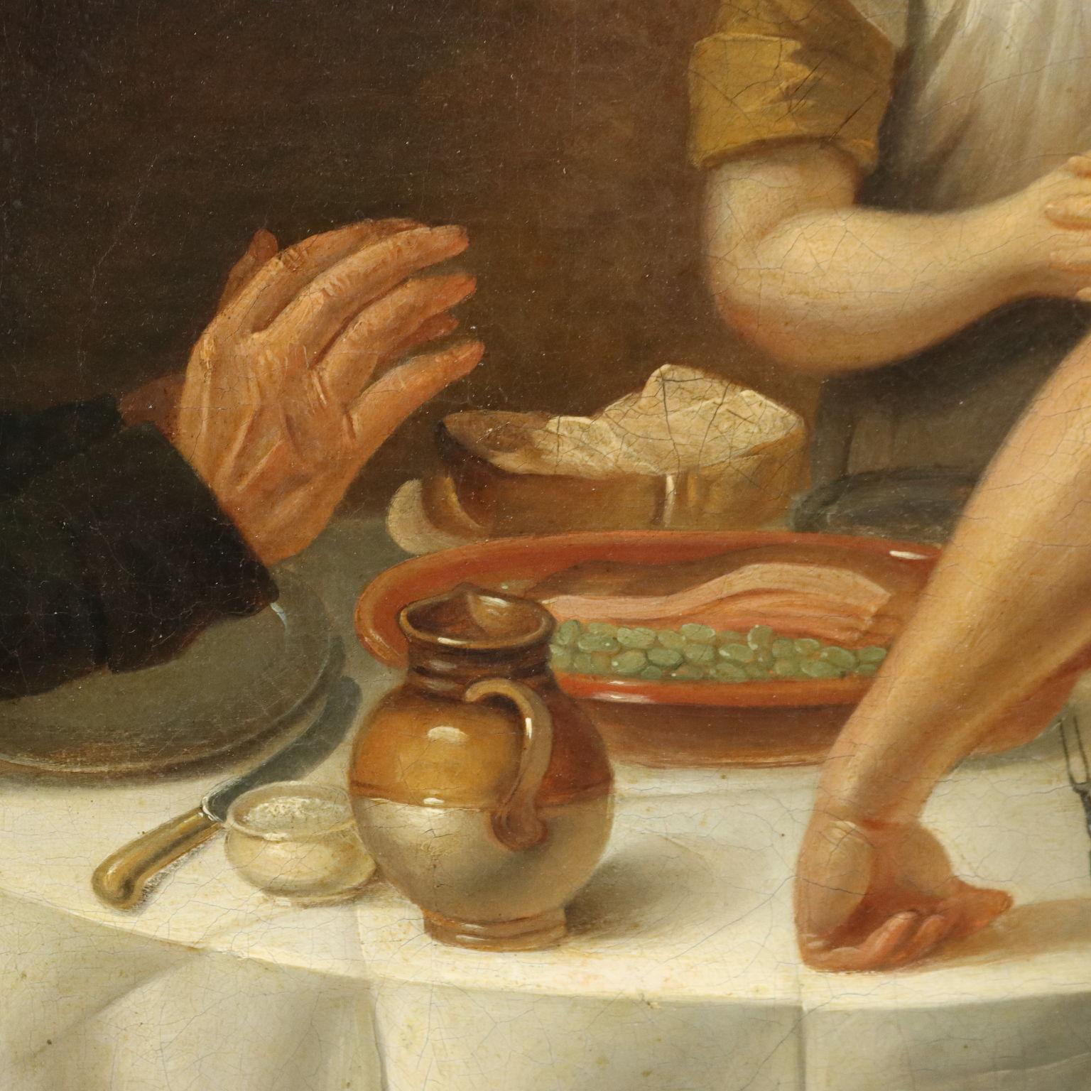The Family Lunch 1802 Painting by Charles Christophe Coventry For Sale 5