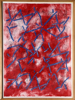 Socony, Abstract Expressionist Lithograph by Charles Christopher Hill