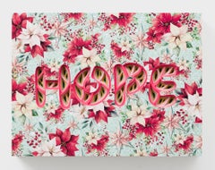 "HOPE" Dimensional Hand-Cut Paper in Text-Based Sculptural Design