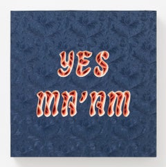 "YES MA'AM" Papier découpé à la main et stratifié créant des dimensions et des textures