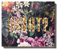 "RIGHT?", Dimensional Wall-Hanging Sculpture by Charles Clary