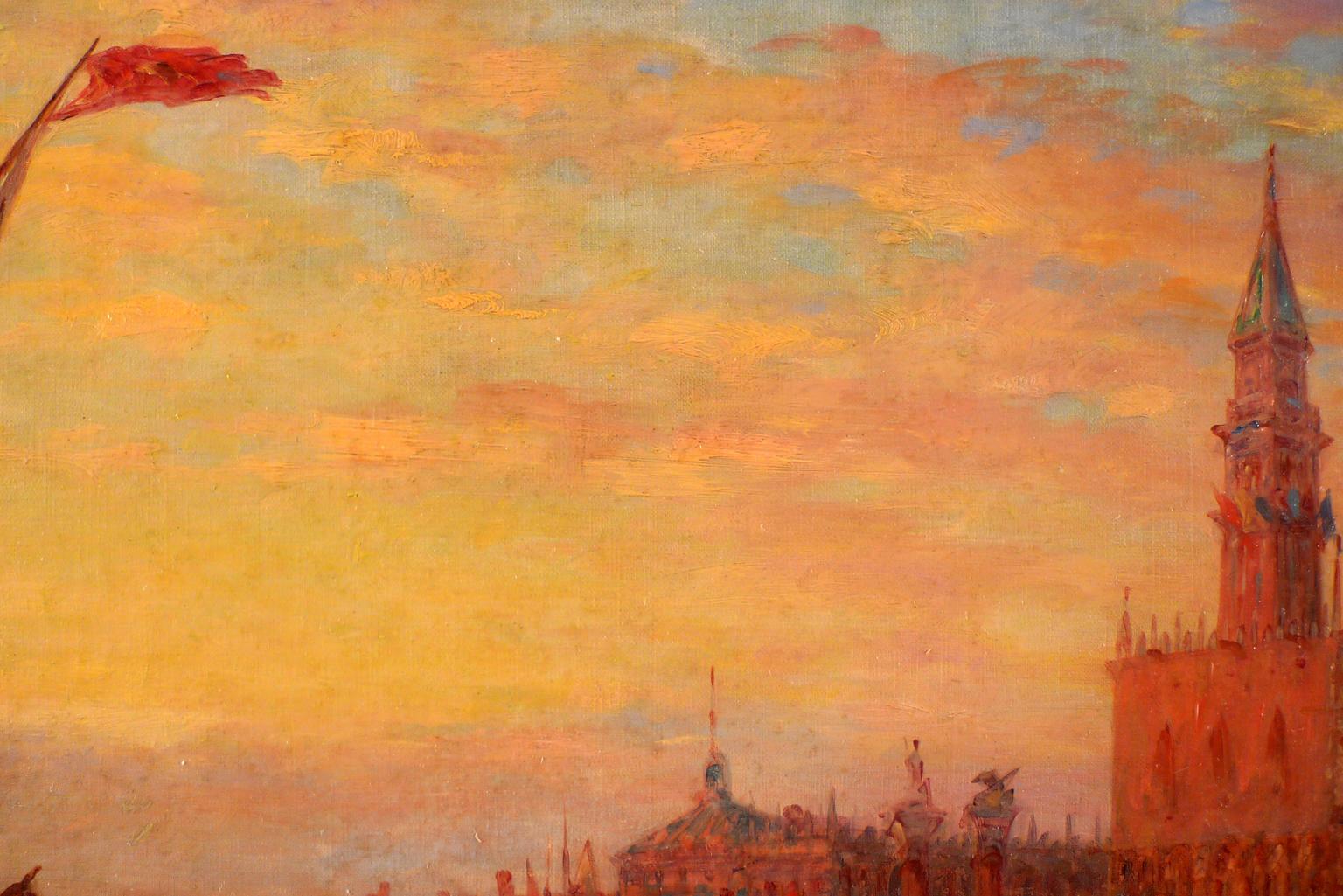 CHARLES - CLÉMENT CALDERON
French, 1870 - 1906
VENICE TWILIGHT
signed 
