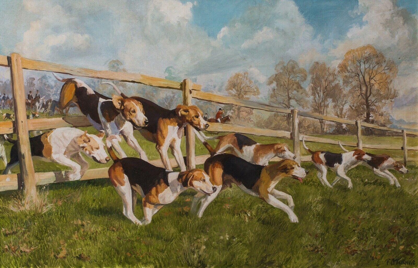 Hounds In Pursuit, 20th Century  by Charles Clifford Turner 3