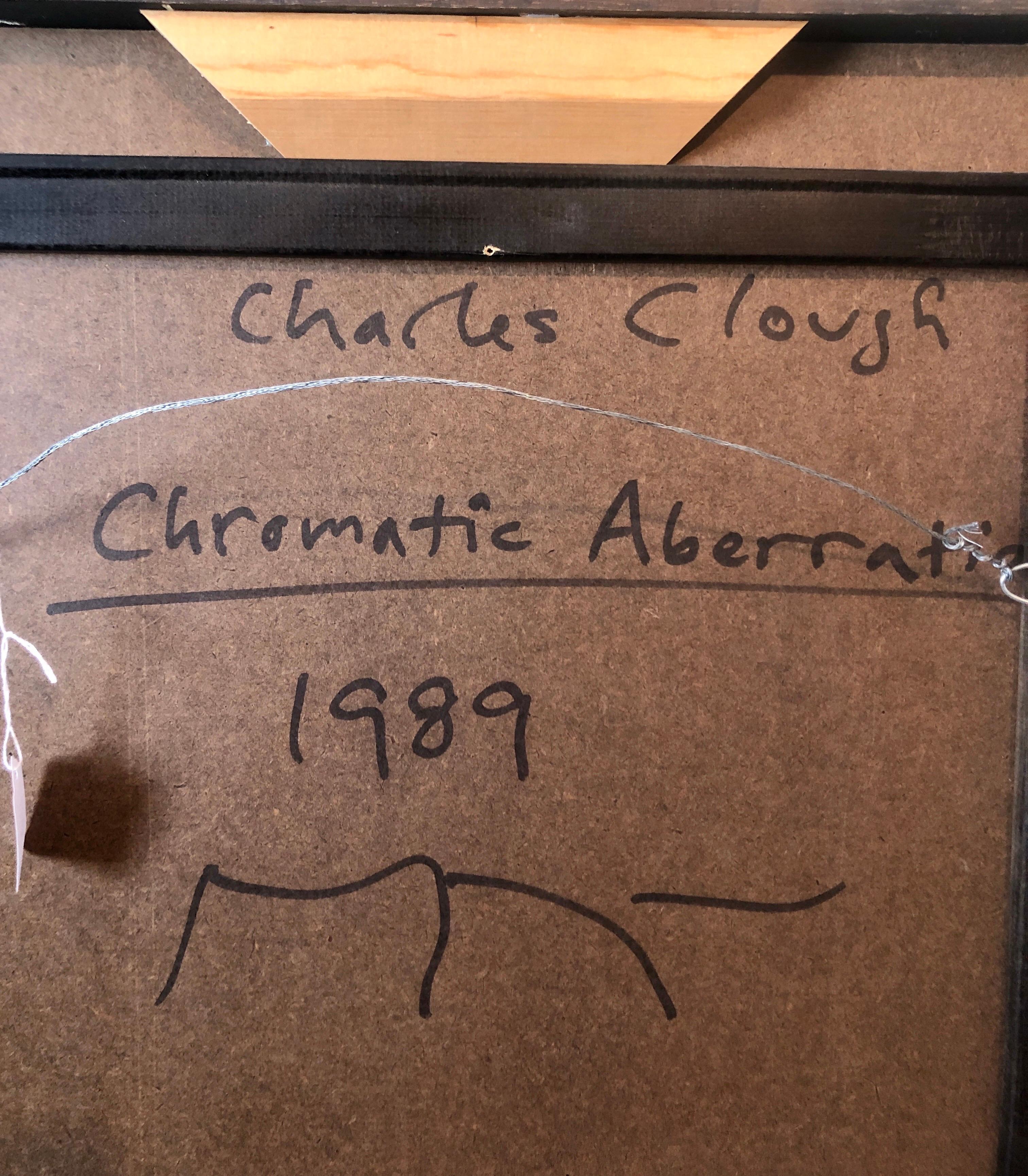 Charles Clough Immagine Generazione Espressionista Astratta Pittura a olio smaltato in vendita 2