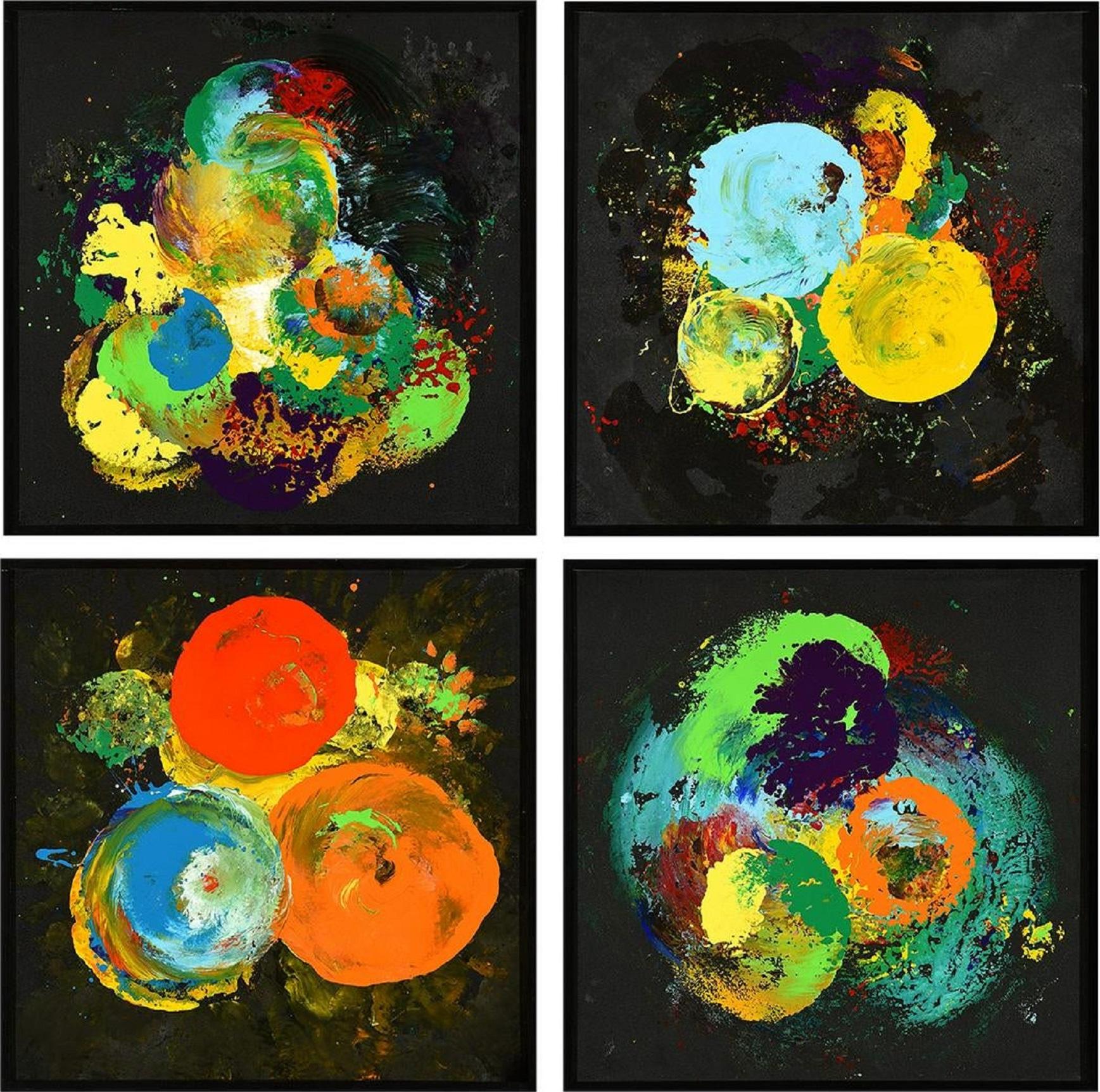 Charles Clough Immagine Generazione Espressionista Astratta Pittura a olio smaltato in vendita 8