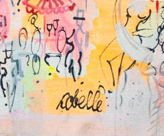 Charles Cobelle Pintura del centro de la ciudad, firmada