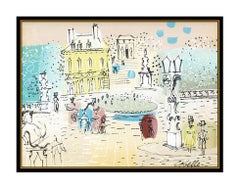 Charles Cobelle Original Oil Painting On Canvas French Cityscape Framed Artwork