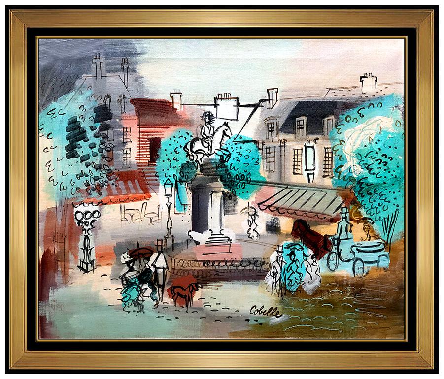 Charles Cobelle Authentic and Original Oil Painting on Canvas, Professionally Custom Framed and listed with the Submit Best Offer option

Accepting Offers Now: The item up for sale is a spectacular and bold Oil Painting on Canvas by Cobelle, that