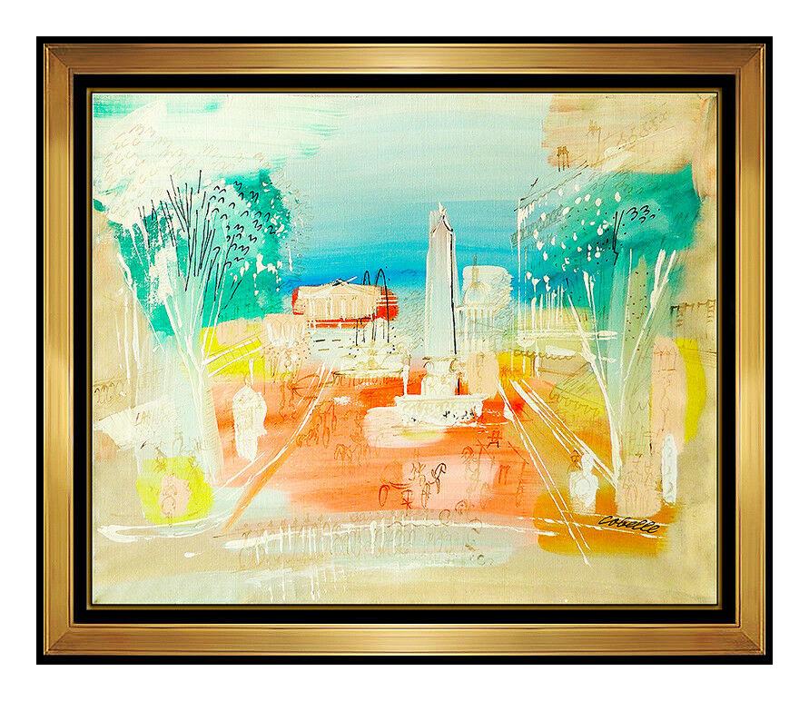 Charles Cobelle Authentic and Original Oil Painting on Canvas, Professionally Custom Framed and listed with the Submit Best Offer option

Accepting Offers Now: The item up for sale is a spectacular and bold Oil Painting on Canvas by Cobelle, that