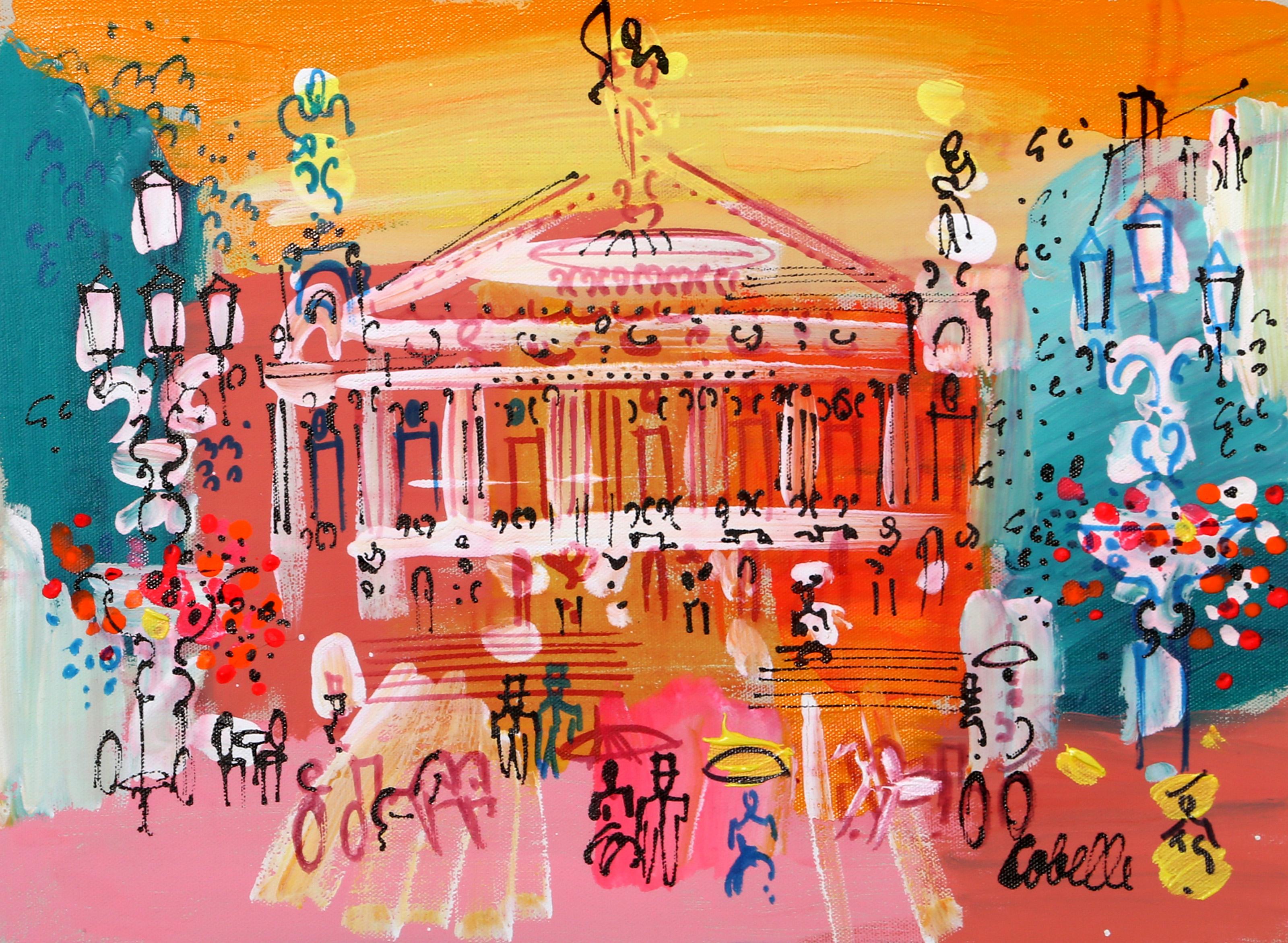Panteón 9, Pintura acrílica moderna de Charles Cobelle en venta 1