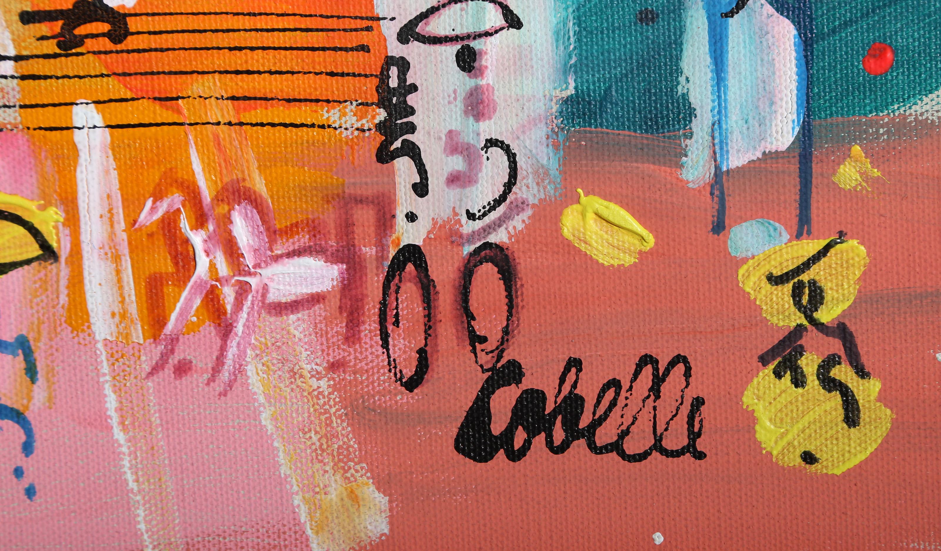 Panteón 9, Pintura acrílica moderna de Charles Cobelle en venta 3
