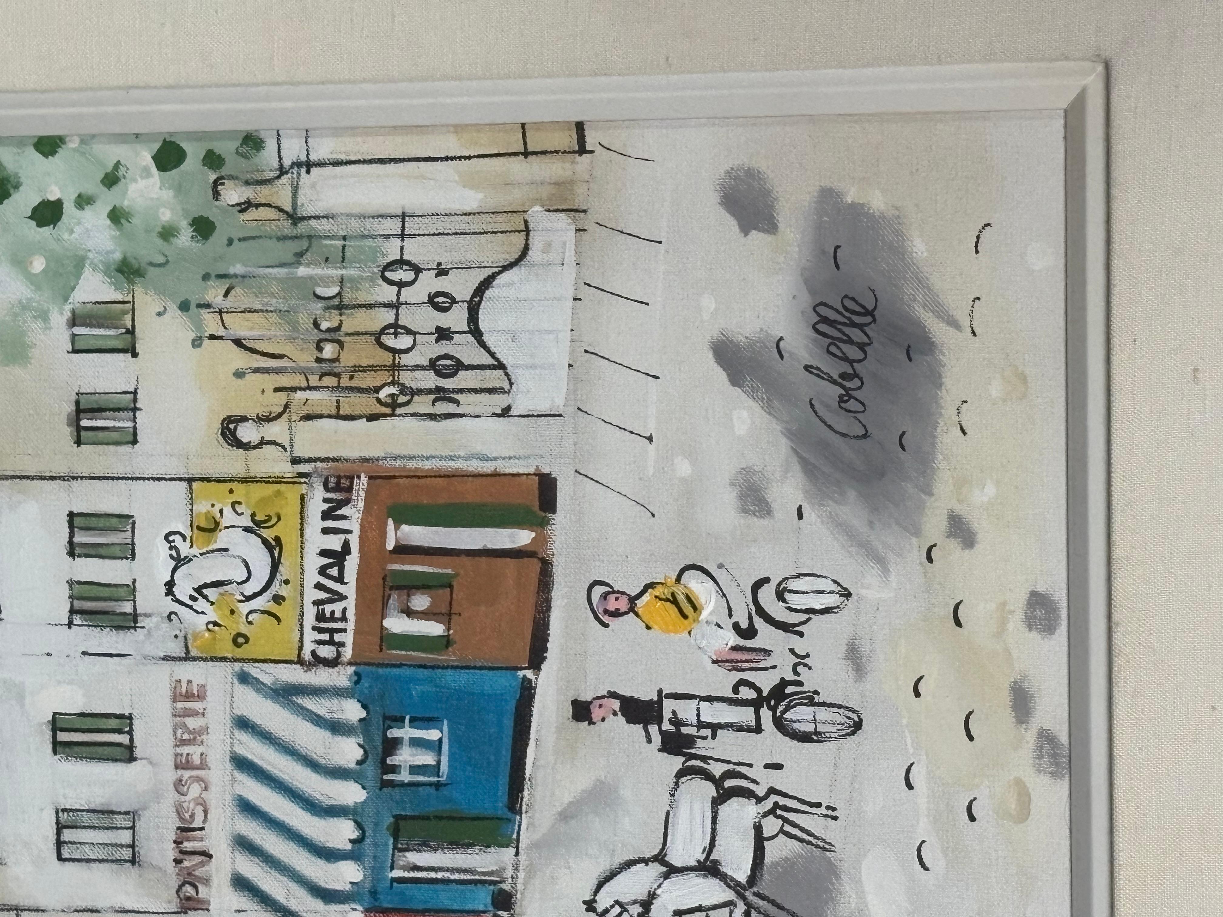 Charles Cobelle Original Acryl auf Leinwand 
