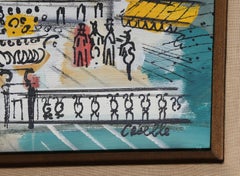 View of Paris, Acrylic Painting by Charles Cobelle