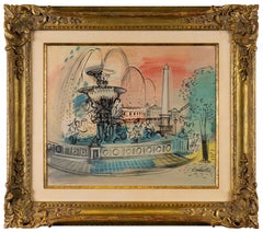 La Place de la Concorde, Parigi