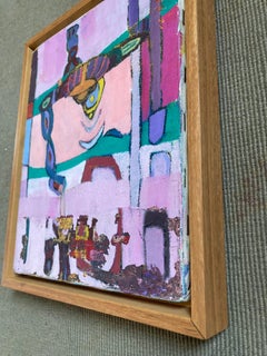 Bird's Eye (Framed Abstract Contemporary Painting)