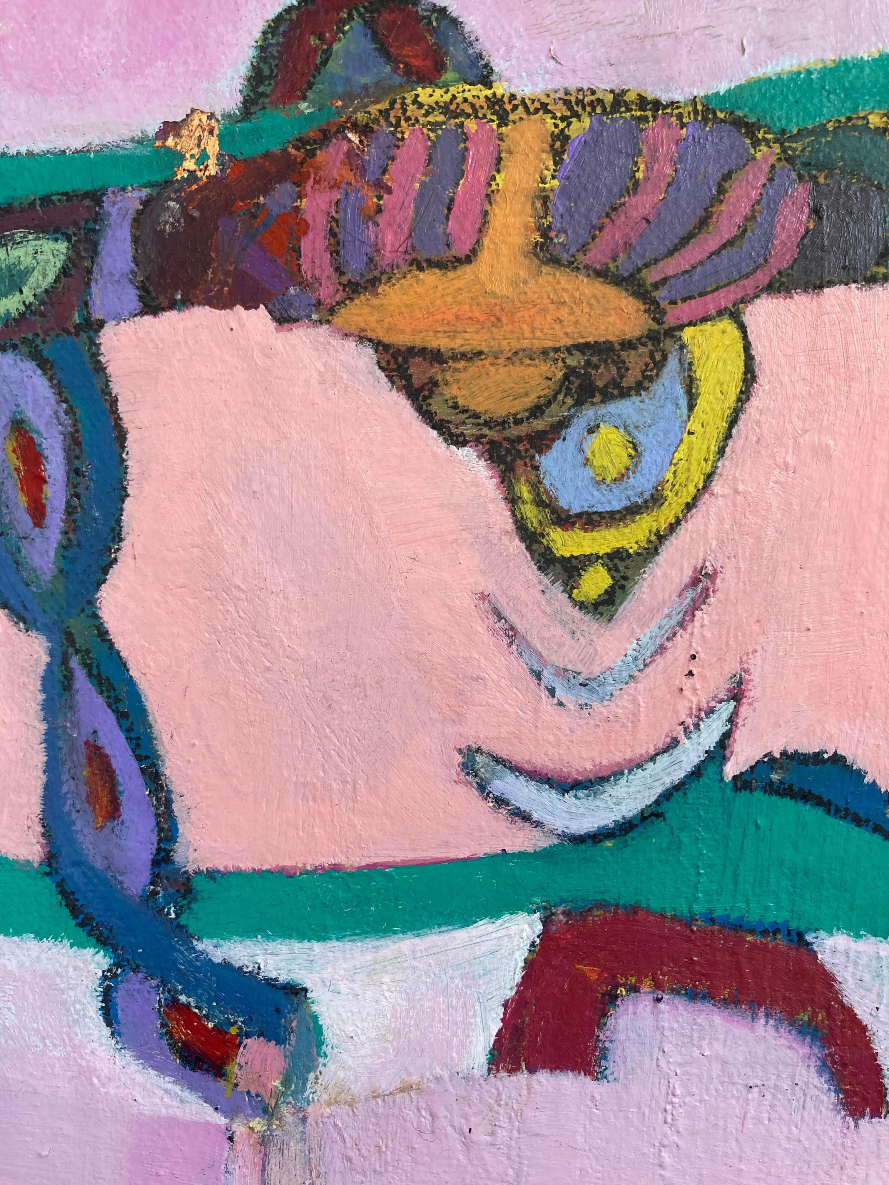 Bird's Eye (quadro astratto contemporaneo con cornice) 1
