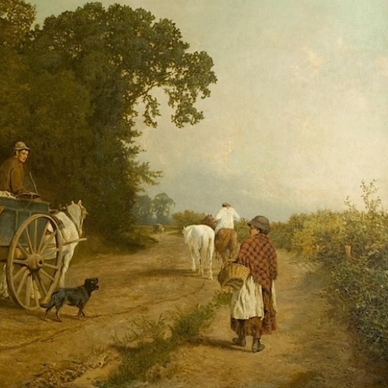 going to market painting