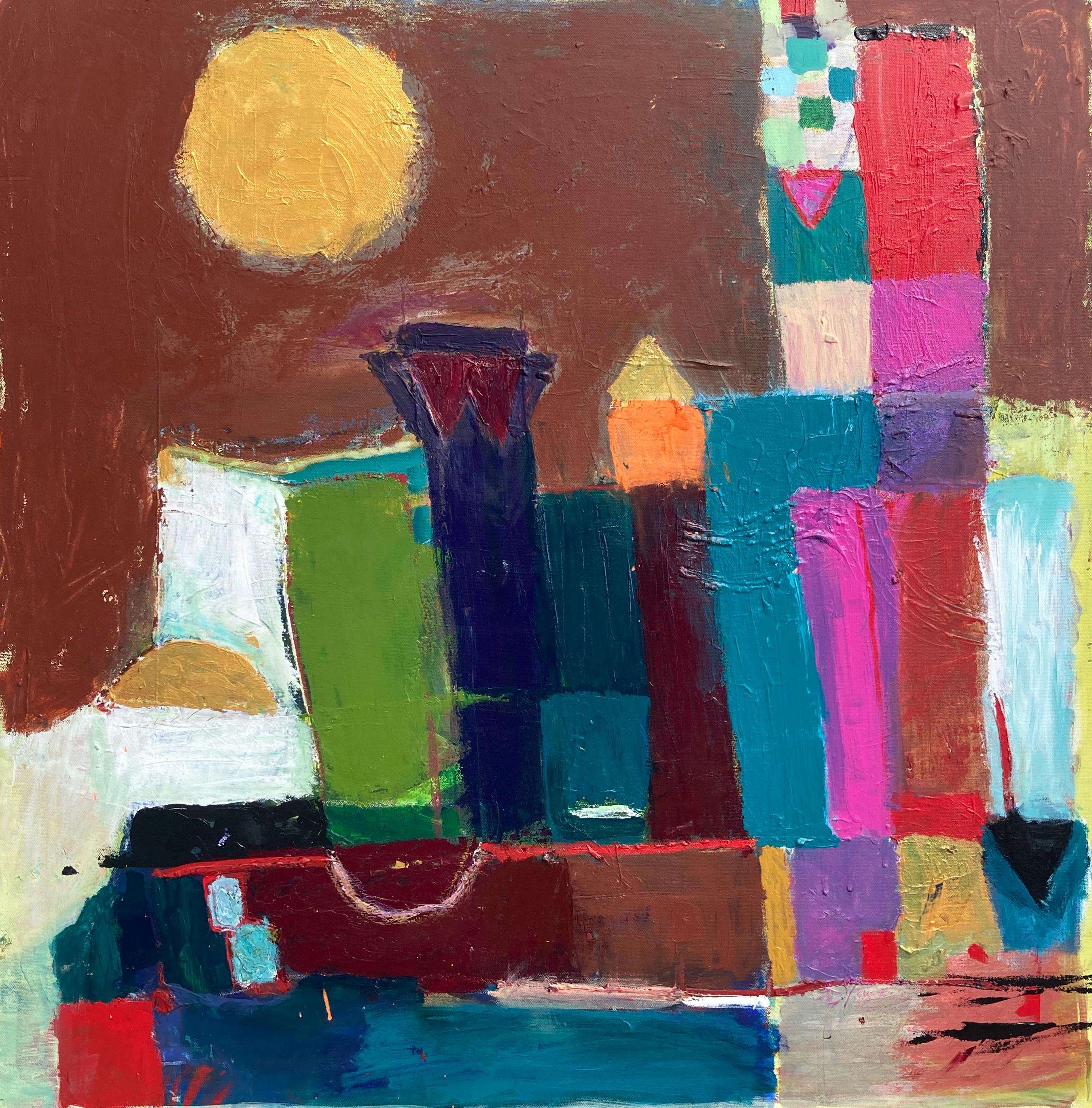 Charles Collins Abstract Painting - Skyline