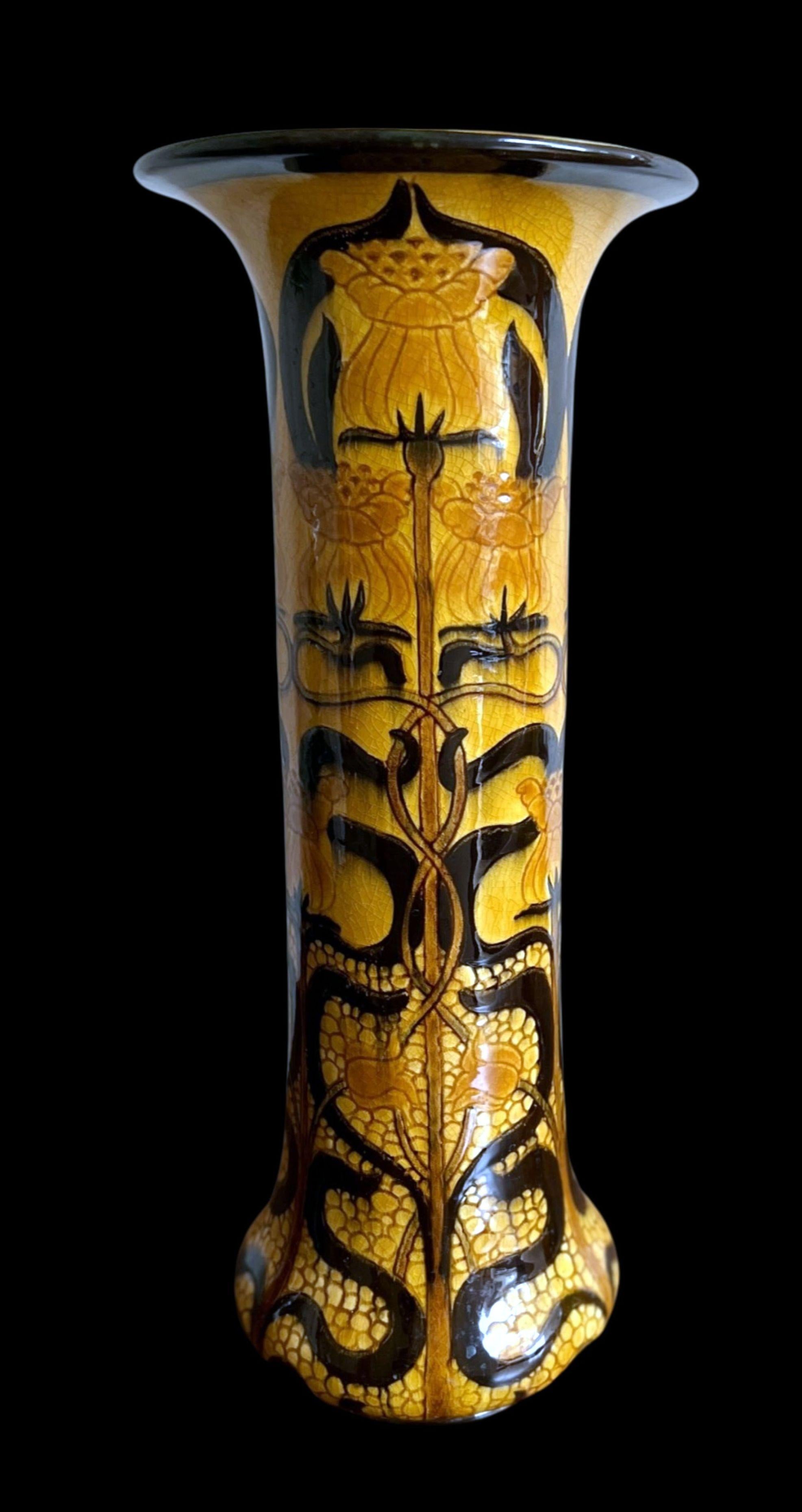 Art nouveau Vase Charles Collis en vente
