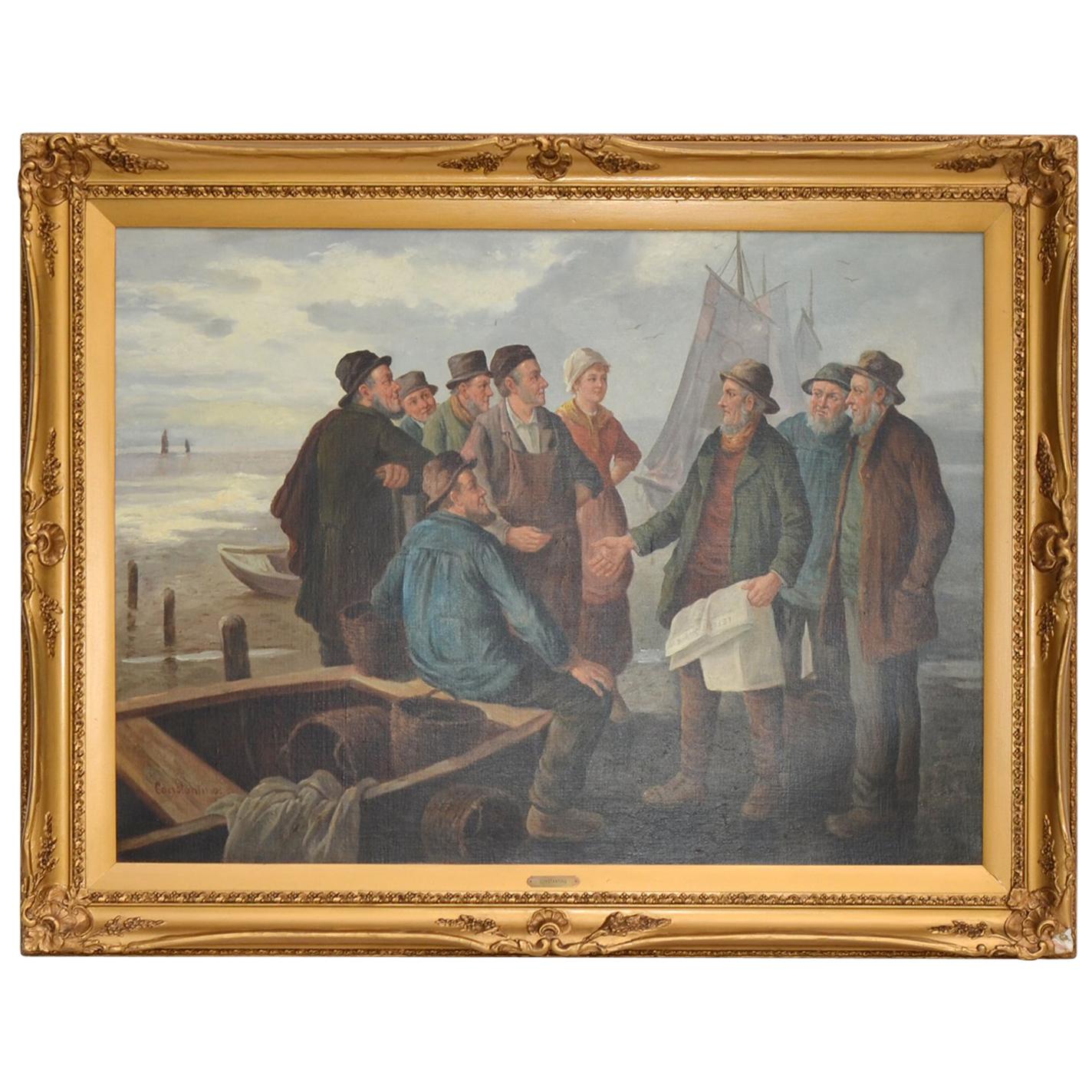 Charles Constantino - Breton Fishermen, 1891