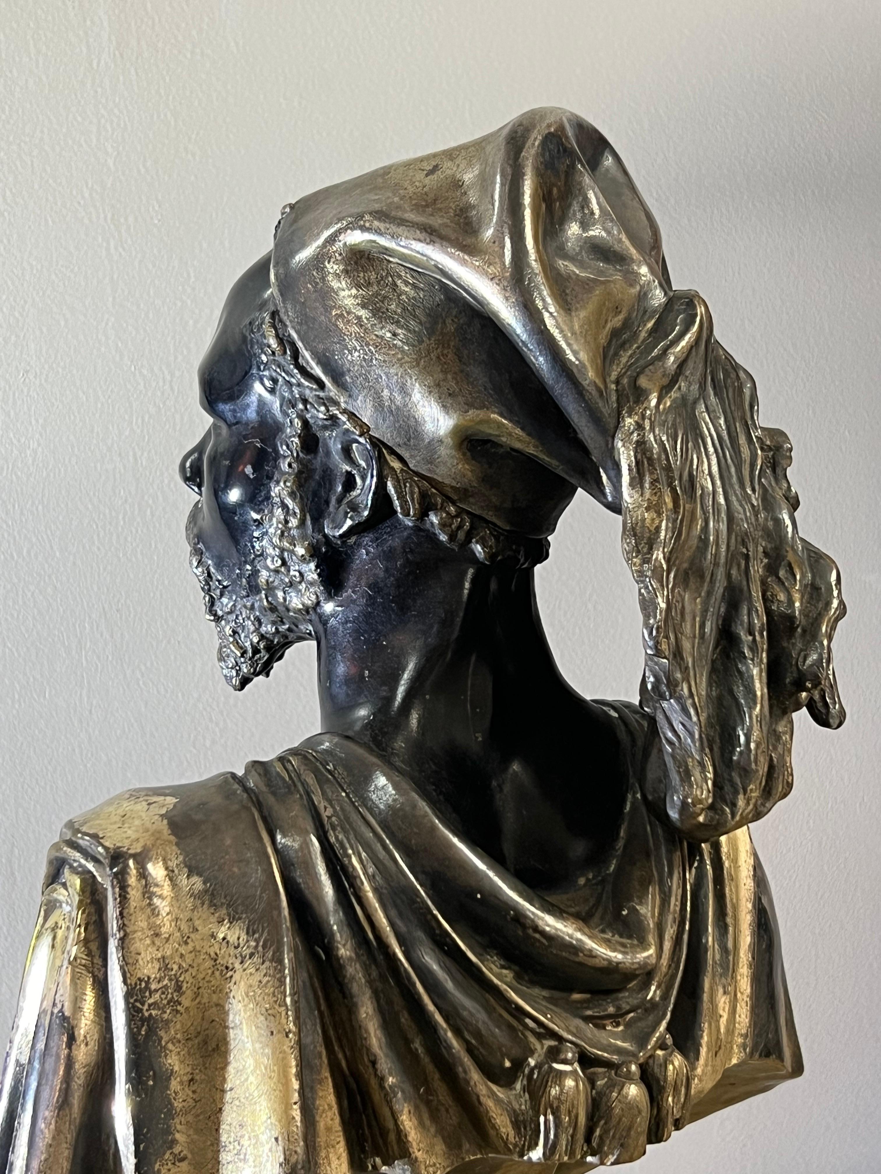 Sculpture en bronze de Charles Cordier Saïd Abdallah, de la Tribu de Mayac 1800'. en vente 5
