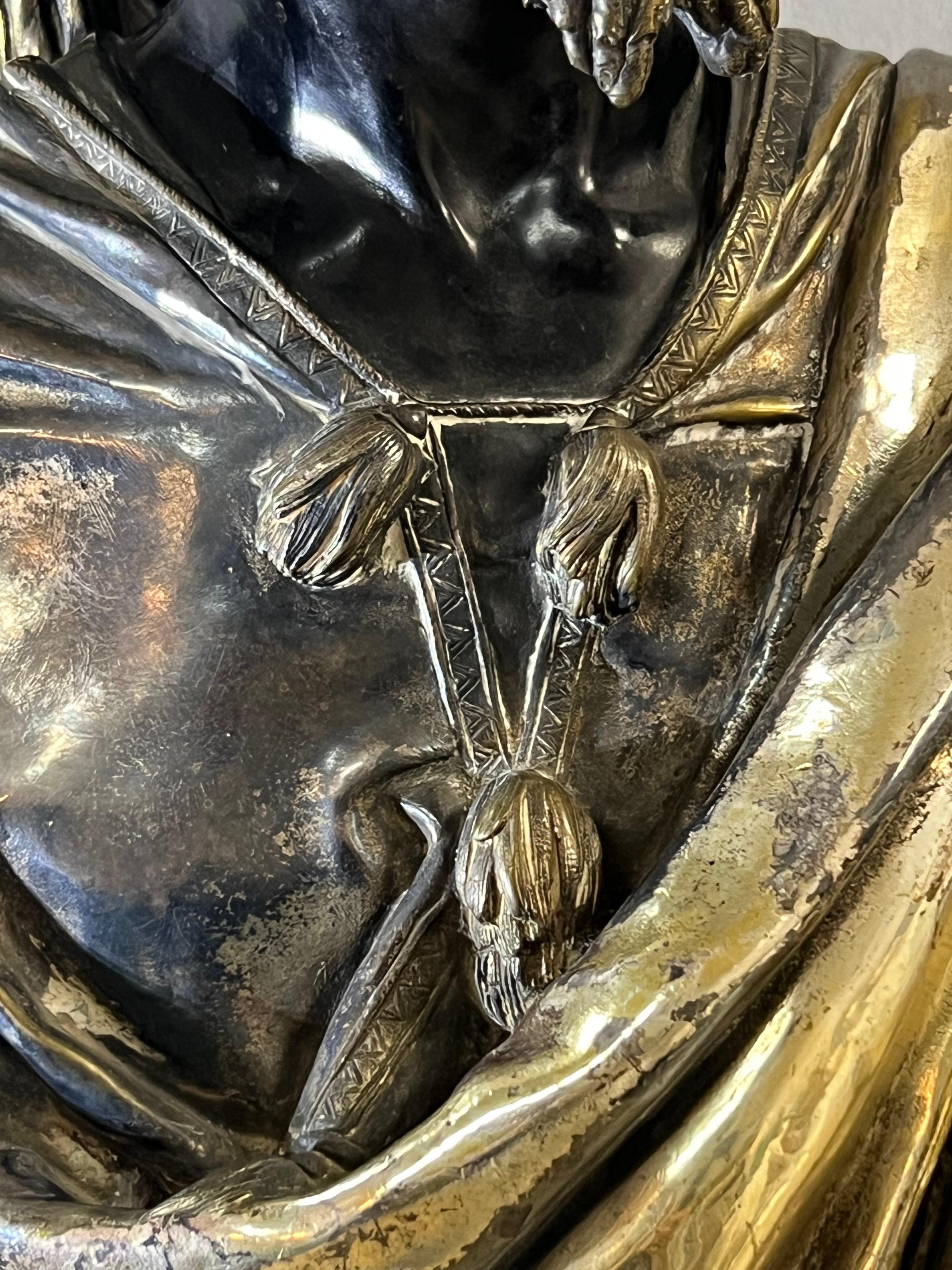 Charles Cordier Bronze Sculpture Saïd Abdallah, de la Tribu de Mayac 1800’ For Sale 7