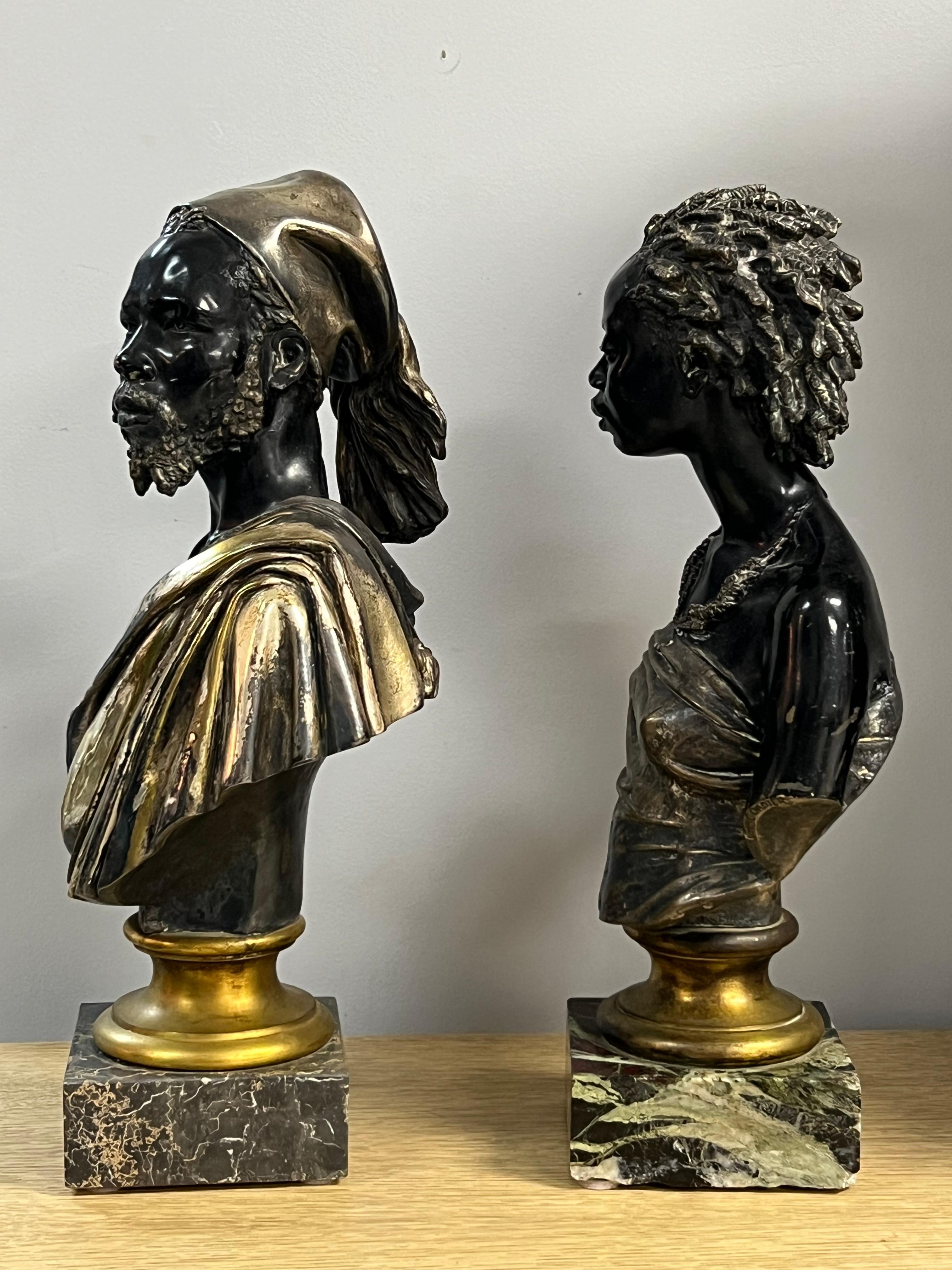 Sculpture en bronze de Charles Cordier Saïd Abdallah, de la Tribu de Mayac 1800'. en vente 11
