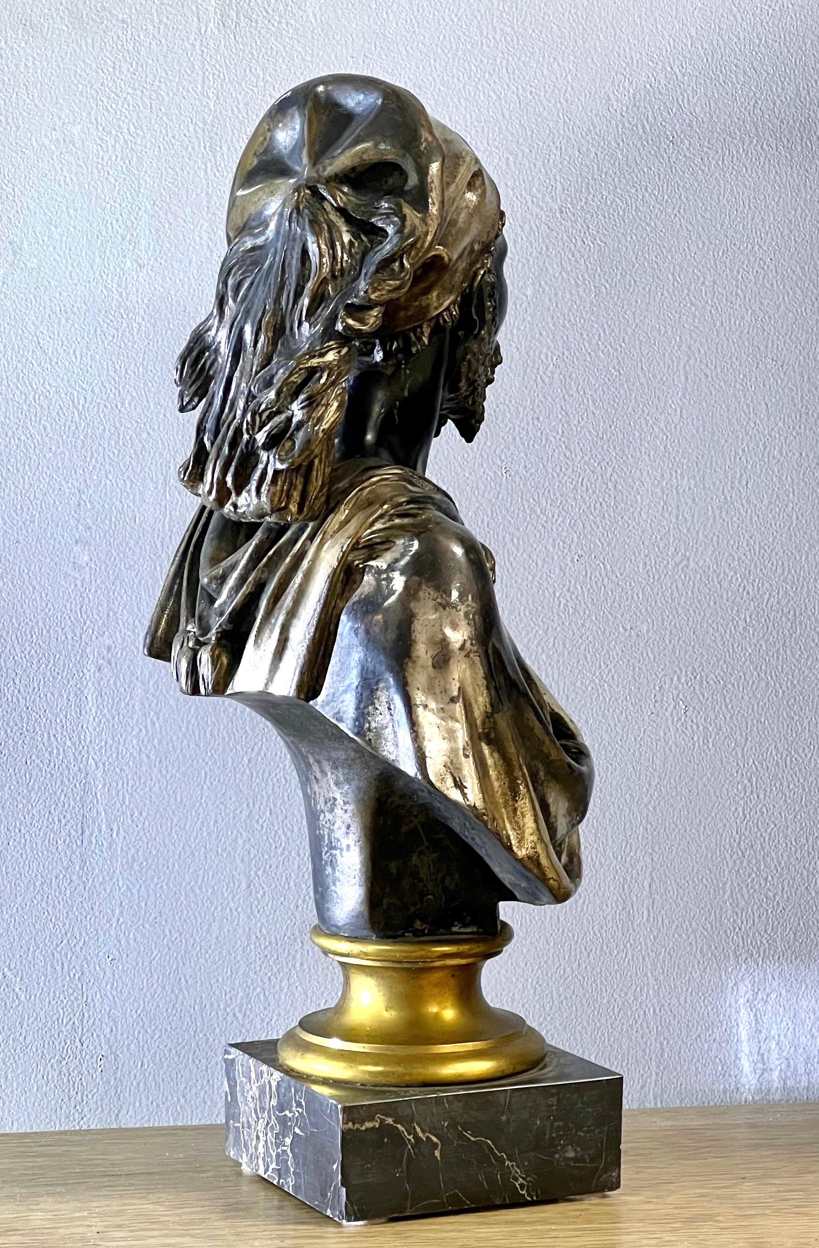 Sculpture en bronze de Charles Cordier Saïd Abdallah, de la Tribu de Mayac 1800'. Bon état - En vente à Miami, FL
