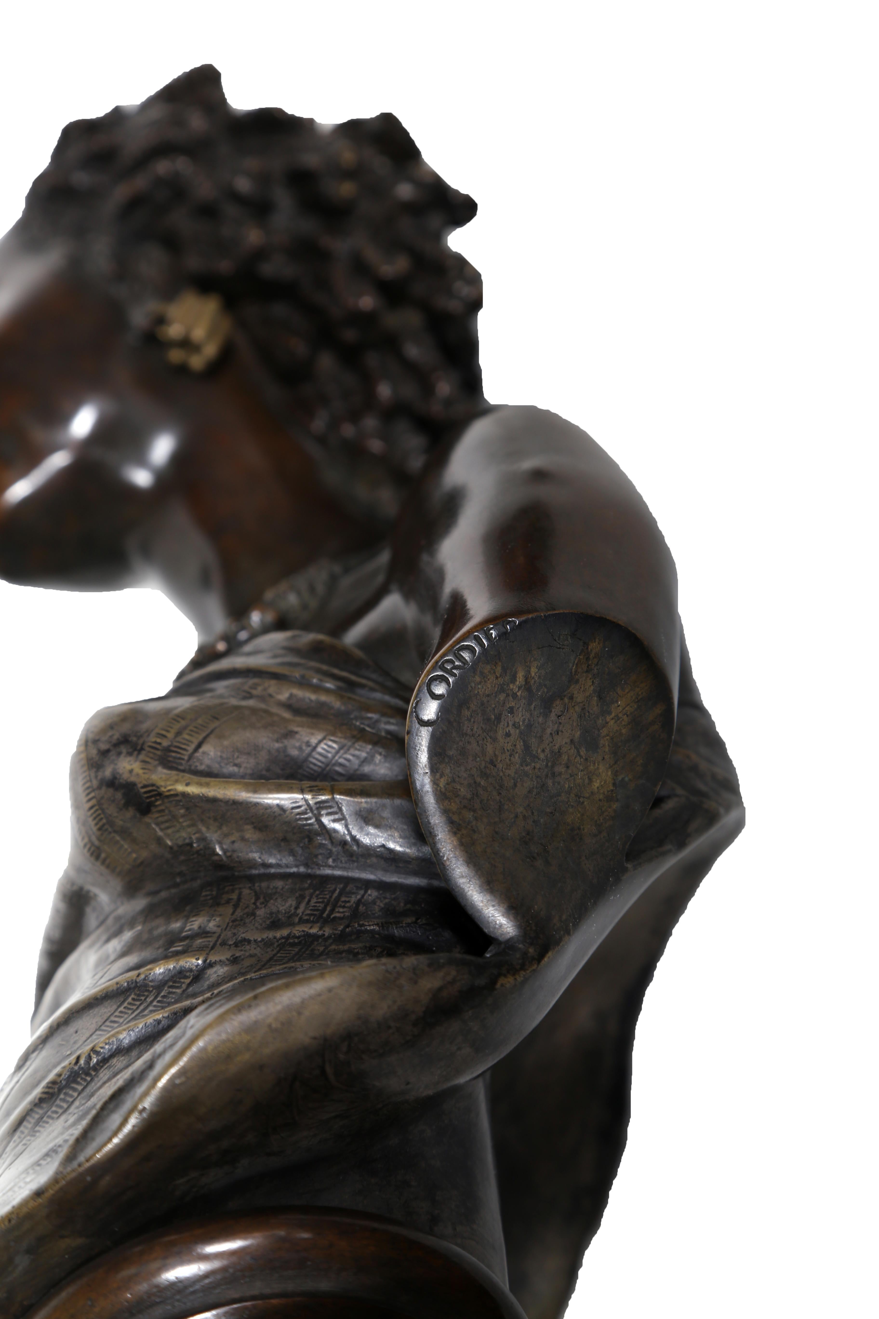 Venus Afrikanisch, Bronze von Charles Cordier im Angebot 5